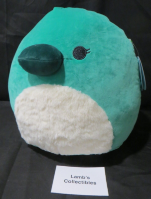 Squishmallows 14-Inch Selassi The Green Platypus Plush - Official Jazwares Ultra-Soft Stuffed Animal Toy