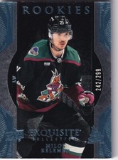 2023-24 Upper Deck Exquisite Collection Rookies Milos Kelemen #242/299