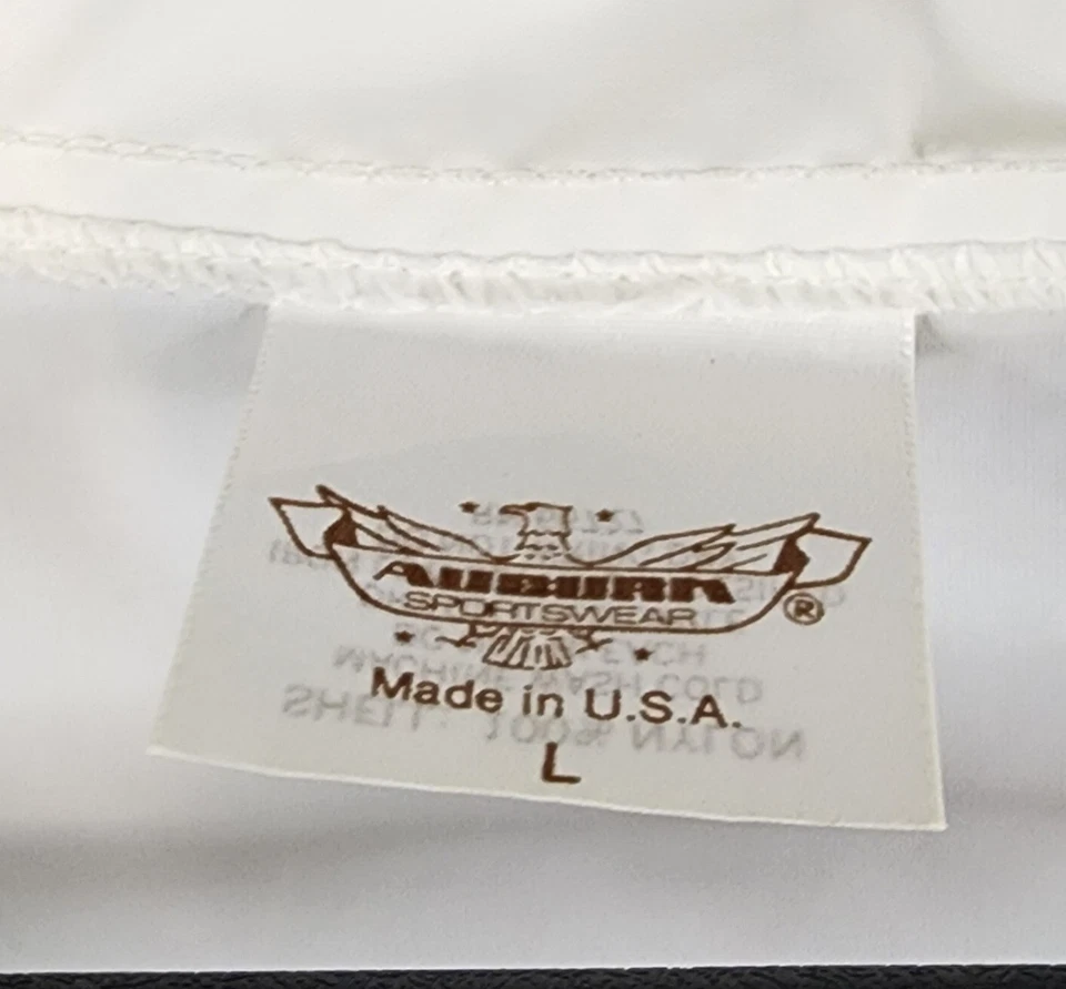 Chaqueta castaño rojizo para hombre grande blanca azul The fighting 36th Infantry Division de colección Foto 4 de 4