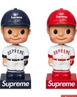 Supreme Bobblehead Figure Set Of 2 Blue & Red Baseball SS23 BOGO Box Logo New DS