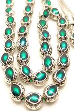 Metal rosary with coating in different colors