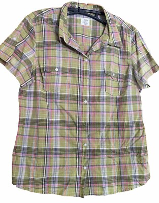 Damen Bluse Top hm LOGG Gr. 46 neu ungetragen kariert Sommer Frühjahr Urlaub
