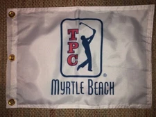 TPC MYRTLE BEACH PGA TOUR GOLF PIN FLAG WITH GROMMETS FREE SHIP AUTOS
