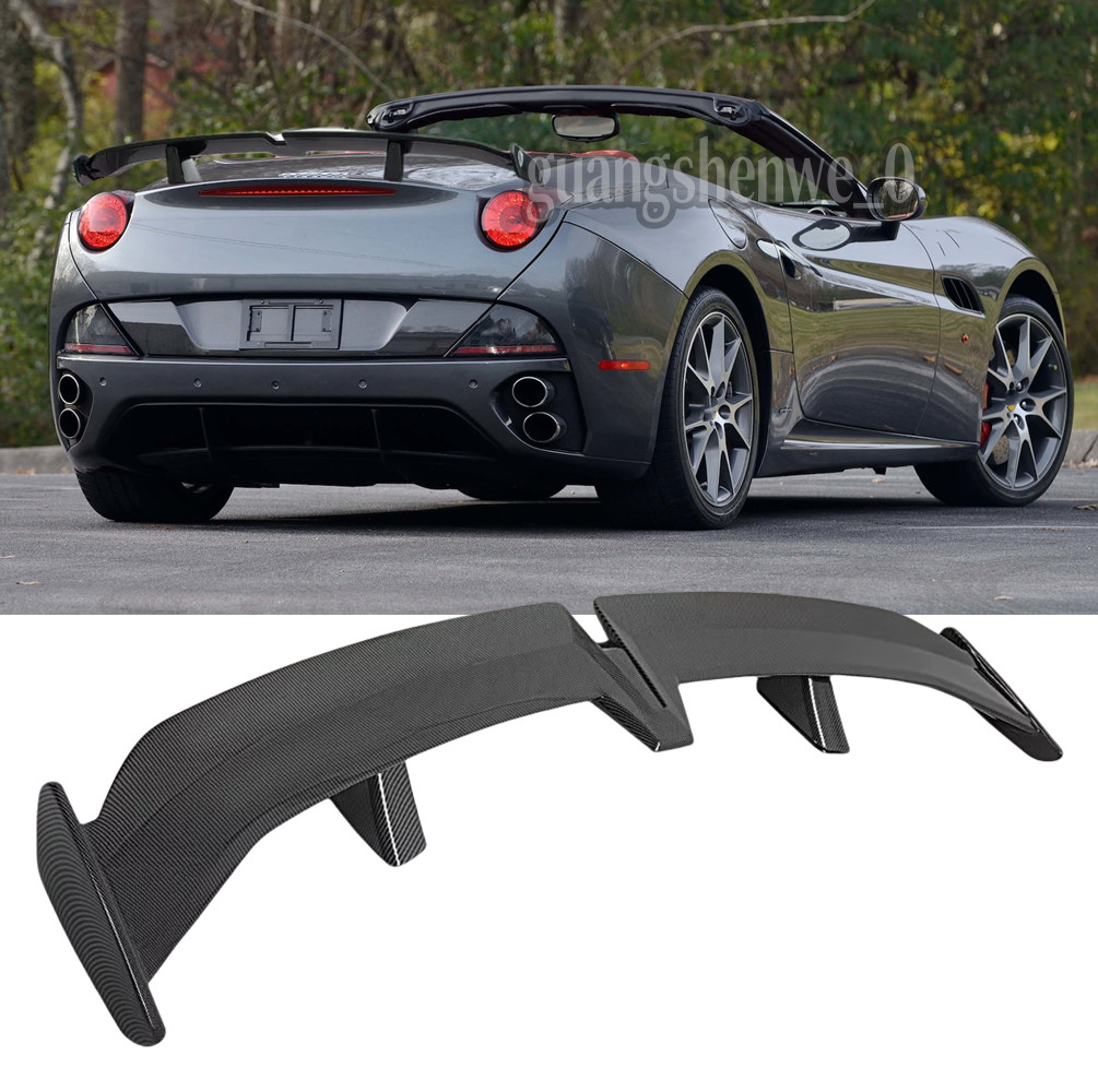 55" Rear Trunk Spoiler Wing PRO Style Carbon Fiber For FERRARI CALIFORNIA T