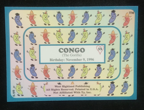 1998 Beanie Baby Trading Cards Inaugural Edition (Pick Your Card) - 第 71/205 張圖片