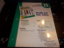 Decisions for Health Green Chptr. 15  Health and Safety Rinehart 2004 0030680379