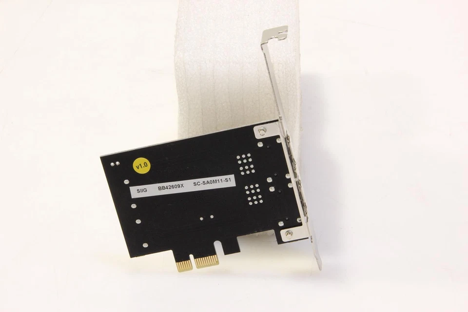 SIIG SC-SA0M11-S1 2 Port PCI Express eSATA Controller Card - Dual Port.SKU220646 - Image 3 of 3