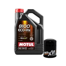 5L Motul 8100 ECO-LITE 5W20 Wix XP Filter Motor Oil Change Kit API SP-RC