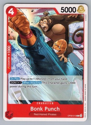 BONK PUNCH OP09-010 C ONE PIECE NM OP09 S-KINOKO!5`