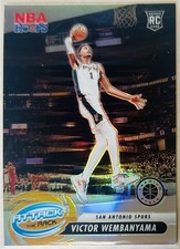 2024 NBA Hoops Premium Stock Victor Wembanyama RC Silver Prizm Attack The Rack