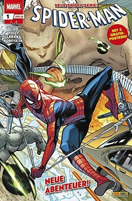 Spider-Man 1 (Januar 2026) mit Poster Marvel Comic