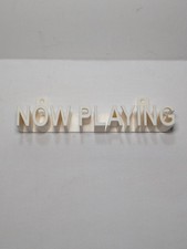 Unbranded Now Playing Vinyl Record Wall Mount Display Shelf White