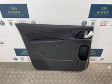 SEAT ALHAMBRA DRIVER SIDE REAR BLACK LEATHER DOOR CARD FITS MODELS 2016 TO 2023