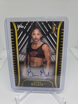 2018 Topps WWE NXT Bianca Belair 1st NXT Rookie On Card Auto #A-BB WWE