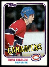 1981-82 Topps Brian Engblom Montreal Canadiens #10