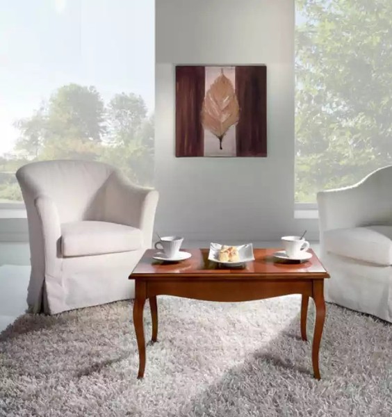 Klassischer Tisch Couchtisch Beistelltisch Design Wohnzimmer Holz Tische-image