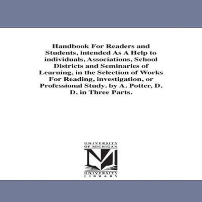 Handbook For Readers and Students intended As A Help to individua
