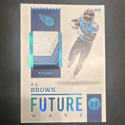 2020 Panini Encased A.J. Brown Titans Future Wave Materials Patch #FW-23 /35