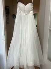 Ballkleid Abendkleid Weiß Aus Chiffon