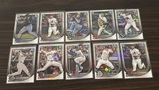 2025 Bowman Red Logo Rookie 10 Card Lot