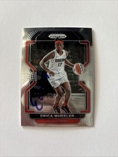 2022 WNBA Prizm Erica Wheeler Autographed Card #135 Atlanta Dream CB2518