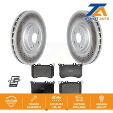 Coat Brake Rotors Semi-Metallic Pad Front Kit For 2012-2018 Mercedes-Benz CLS550