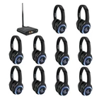 TA003 Silent Disco Headphone System,Silent Disco Party Headphones Home Movie lot