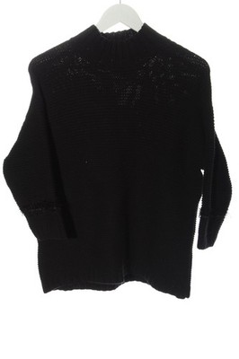 CUSTOMMADE Grobstrickpullover Damen Pullover Gr. DE 40 schwarz Casual-Look