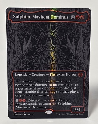 Solphim, Mayhem Dominus (Oil Slick Raised Foil) -Foil Excellent MTG