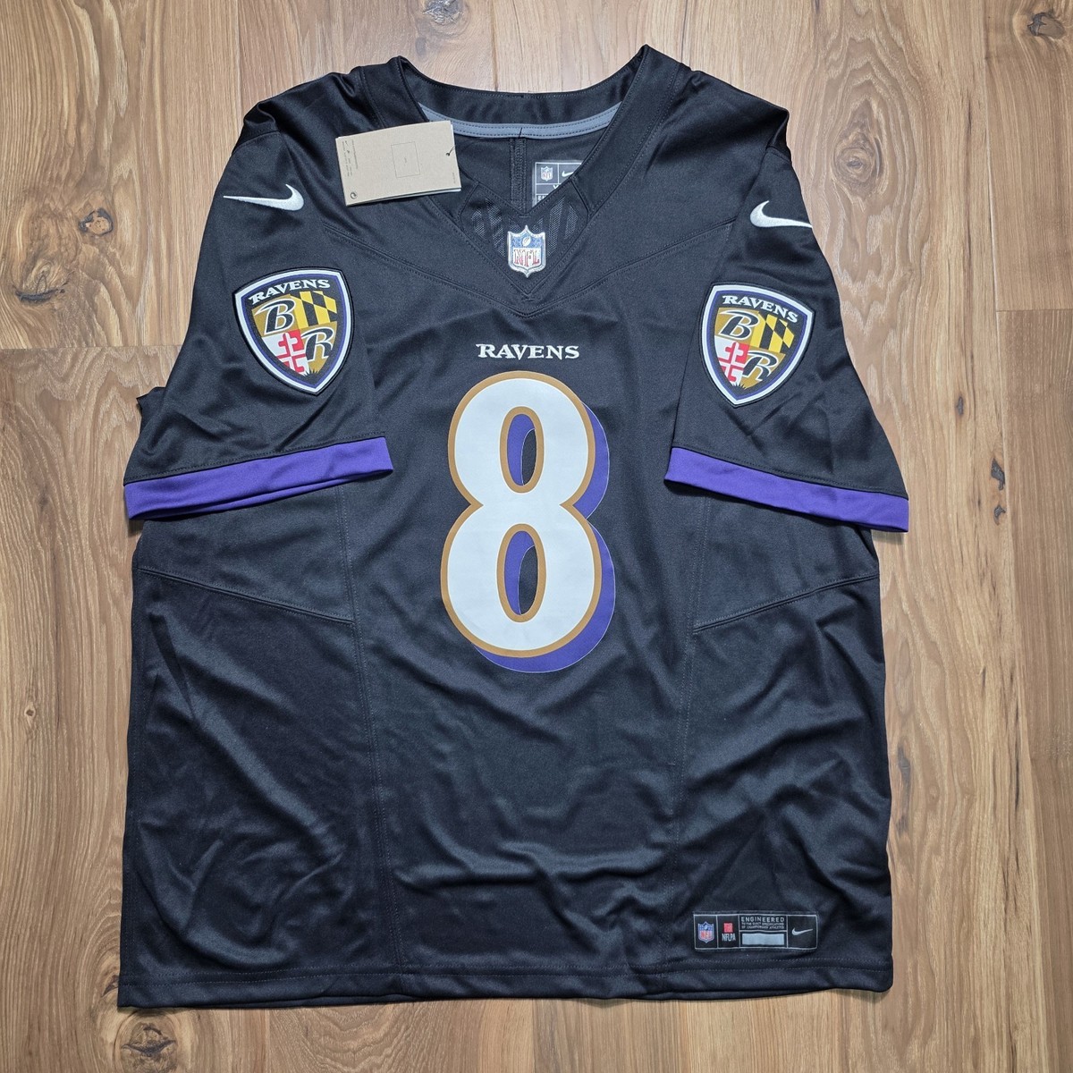 Nike Lamar Jackson Black Baltimore Ravens Vapor F.U.S.E. Limited