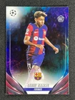 2023-24 Topps UEFA Lamine Yamal #64 Blue Inferno Foil RC Rookie Barcelona /125