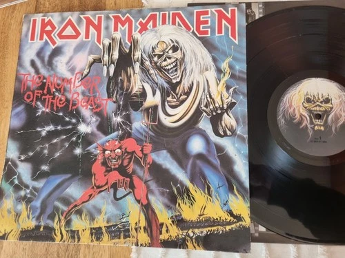 Iron Maiden – The Number Of The Beast 1982 EMI German First Pressing LP NWOBHM