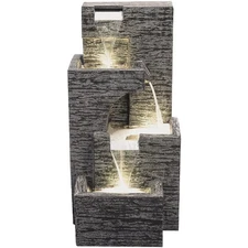 Bond Malibu Tiers 14.57 In. W. x 32.28 In. H. x 15.75 In. L. Envirostone