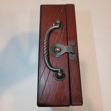 Front Porch Classics Shut-The-Box Wooden Dice Game Pub Game Portable
