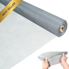 Thinkahead 36 Inch x 100 Feet Fiberglass Window Screen Mesh Roll Premium Quality