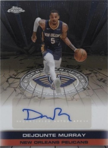 2025-26 Topps Chrome #186 Dejounte Murray X-Fractor Pelicans