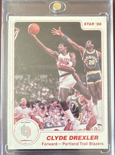 1985 Star Clyde Drexler #106 Portland Trailblazers - Looks Mint!