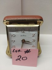 1970s Seth Thomas Travel Alarm Clock Folding ...