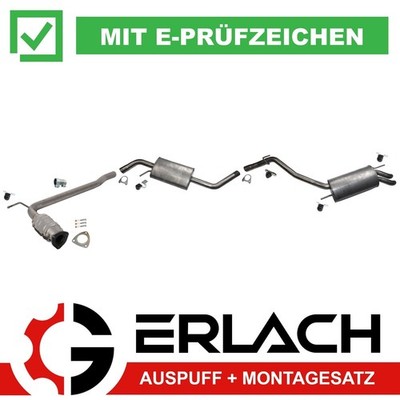 EDELSTAHL Auspuffanlage für VW Transporter T4 Bus Kasten / 2.5 TDI kurz 10563