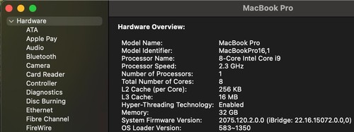 Boxed Apple Macbook Pro Retina 16" 2TB SSD - 32GB RAM - A2141 - Radeon Pro 5500M - Picture 6 of 8