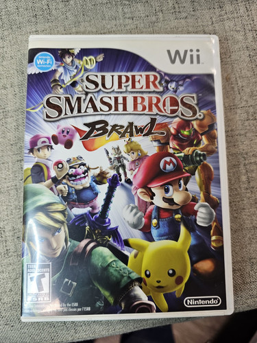 wii super smash bros brawl nur Hülle und Handbuch OHNE SPIEL