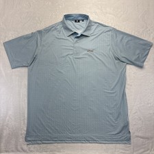 Polo de Golf FootJoy Torrey Pines 2XL Rendimiento Elastizado Campo Logo Hoja Azul