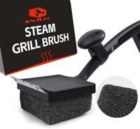 GrillbüRste 4-In-1 Edelstahl Gusseisen Schaber Wiederverwendbar GrillzubehöR