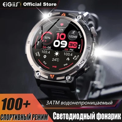Eigiis Ke3 Smart Watch 3atm Waterproof Original Design for Men Bluetooth Call He