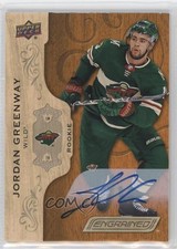 2018-19 Upper Deck Engrained Rookies Auto Jordan Greenway #76 Auto 8p8