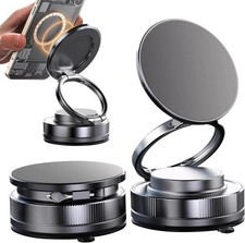 360  Adjustable Magnetic Vacuum Suction Cup Car Phone Holder Mount for MagSafe