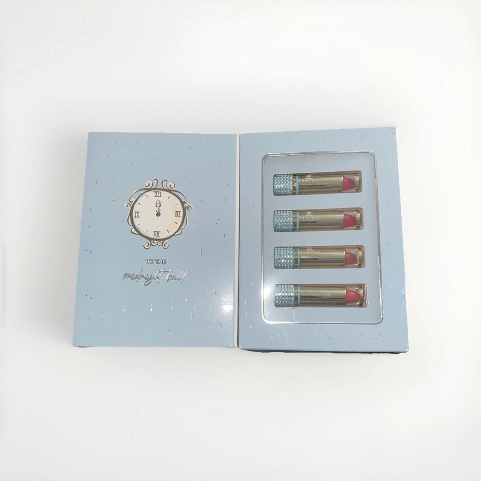 Disney Princess Cinderella Lipstick Set 4pc | Rare Collector’s Makeup Gift - Image 4 of 4