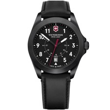 Nuevo reloj para hombre Victorinox Swiss Army Heritage cuarzo esfera negra 241970