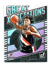 2019-20 Donruss Basketball #4 Nassir Little Great X-Pectations Portland
