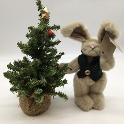 Vtg The Friendly Forest - Tree Trimmer - Christmas - 1996 Series 1 Brown Sugar